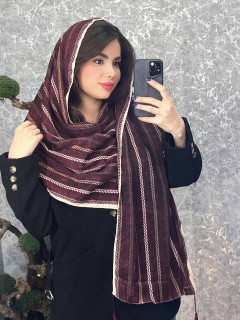 شال زیبای بهاری مدل گندمی با ایستایی عالی و کیفیت بالا، مناسب هر چهار فصل بخصوص بهار و تابستان و پاییز