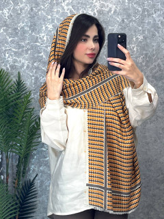 شال دور ریش پیچازی زنانه قواره 200×70 – شیک و خاص